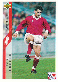 Regis Rothenbuler Switzerland Upper Deck World Cup 1994 Eng/Spa #134